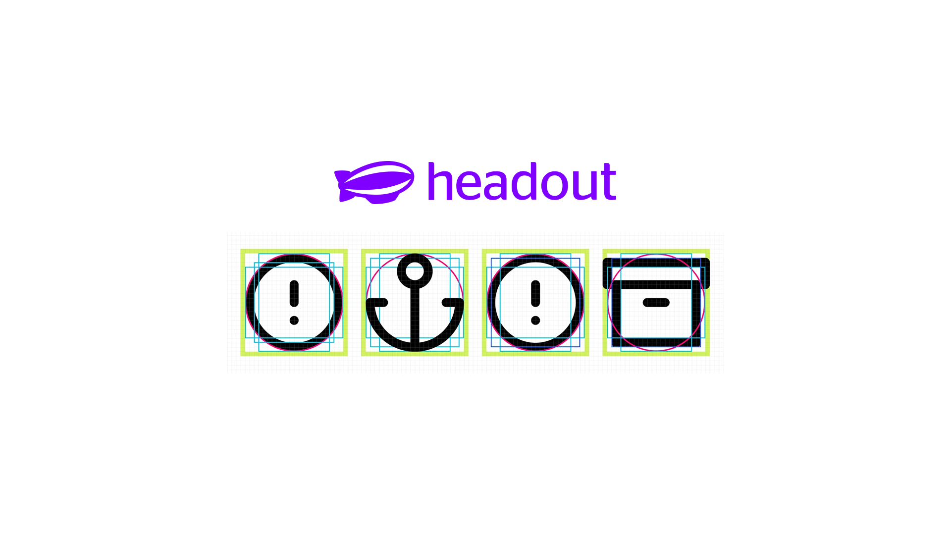 Scalable icon system for Headout